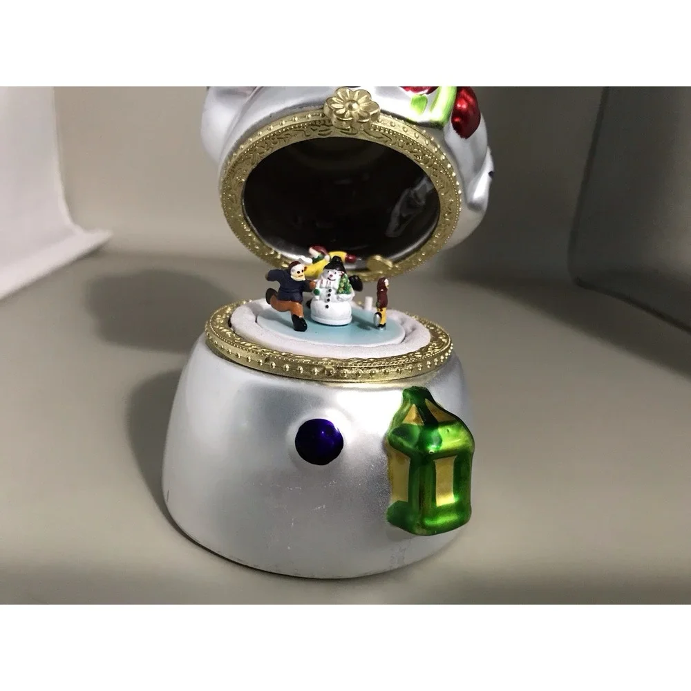 Mr Christmas Plays‎ Deck The Halls Animated Snowman Music Box 5